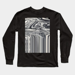 Eye Glitch Art Long Sleeve T-Shirt